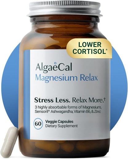 Magnesium Relax for Sleep, Stress, & Cortisol Support, 60 Caps