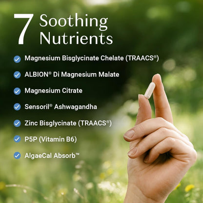 Magnesium Relax for Sleep, Stress, & Cortisol Support, 60 Caps