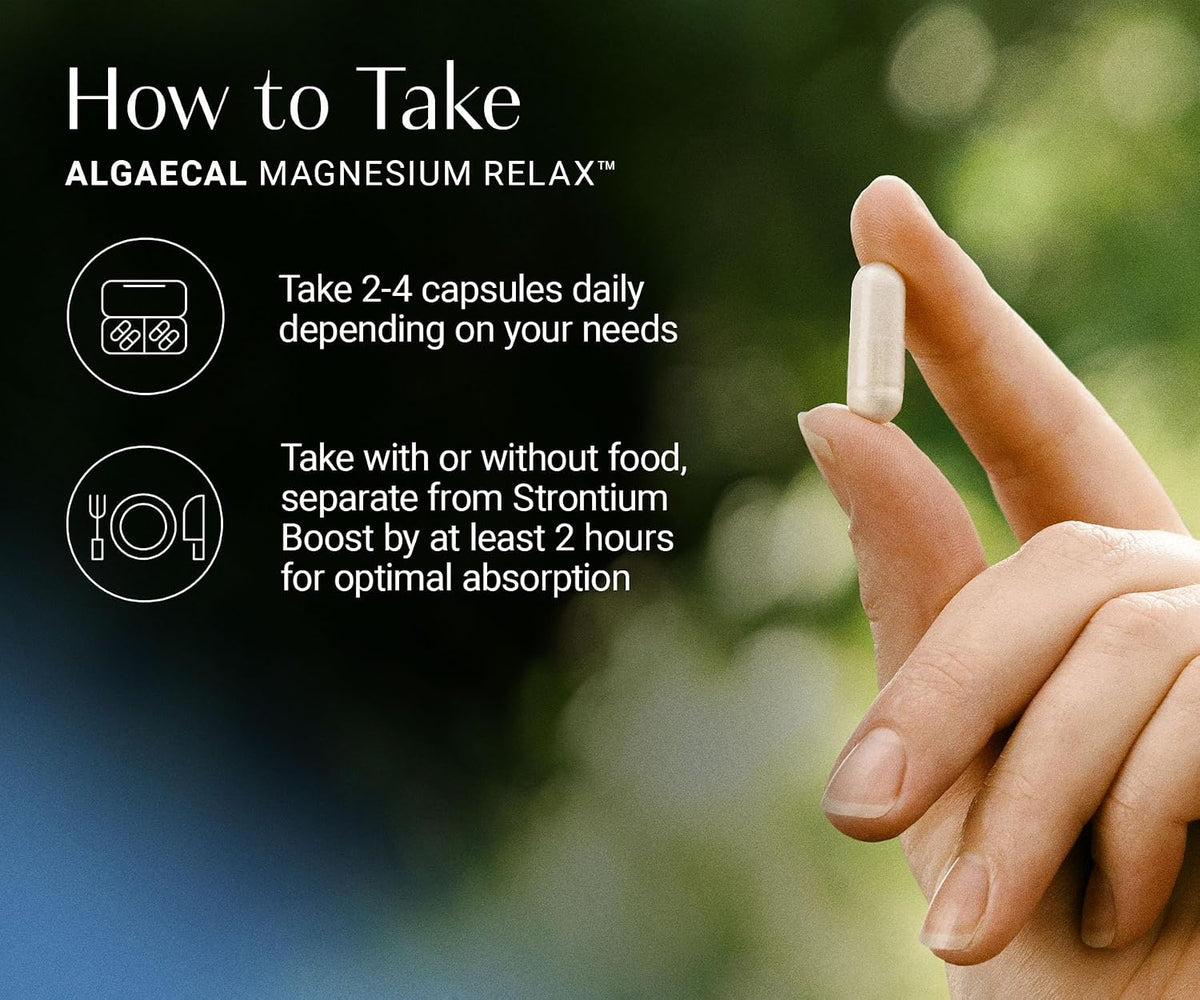 Magnesium Relax for Sleep, Stress, & Cortisol Support, 60 Caps