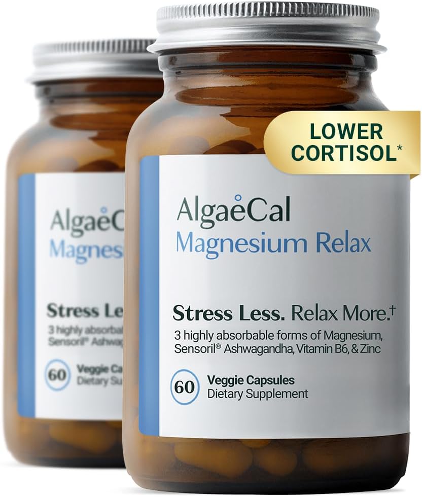 Magnesium Relax for Sleep, Stress, & Cortisol Support, 60 Caps