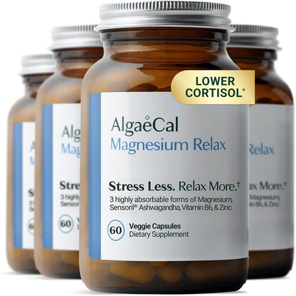 Magnesium Relax for Sleep, Stress, & Cortisol Support, 60 Caps
