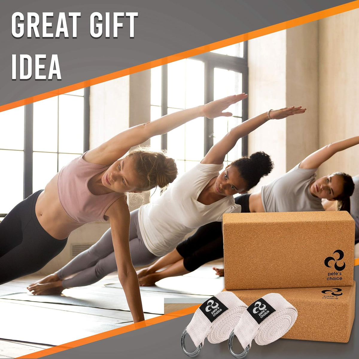 2-PACK or 5-PACK Yoga Exercise Adjustable Straps 8Ft | BONUS eBook | with Durable D-Ring For Pilates & Gym Workouts | Hold Poses, Stretch, Improve Flexibility & Maintain Balance