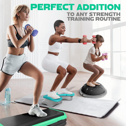 Neoprene Coated Dumbbell Hand Weight Sets of 2 - Multiple Weight Options with 15 Colors, Anti-roll, Anti-Slip, Hexagon Shape