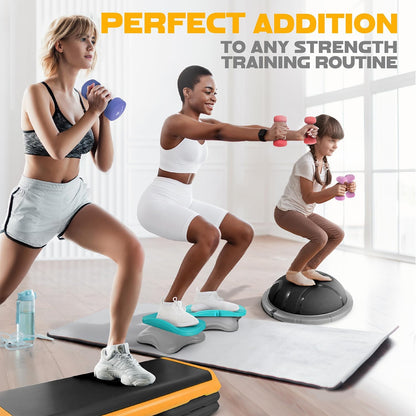 Neoprene Coated Dumbbell Hand Weight Sets of 2 - Multiple Weight Options with 15 Colors, Anti-roll, Anti-Slip, Hexagon Shape