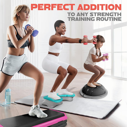 Neoprene Coated Dumbbell Hand Weight Sets of 2 - Multiple Weight Options with 15 Colors, Anti-roll, Anti-Slip, Hexagon Shape