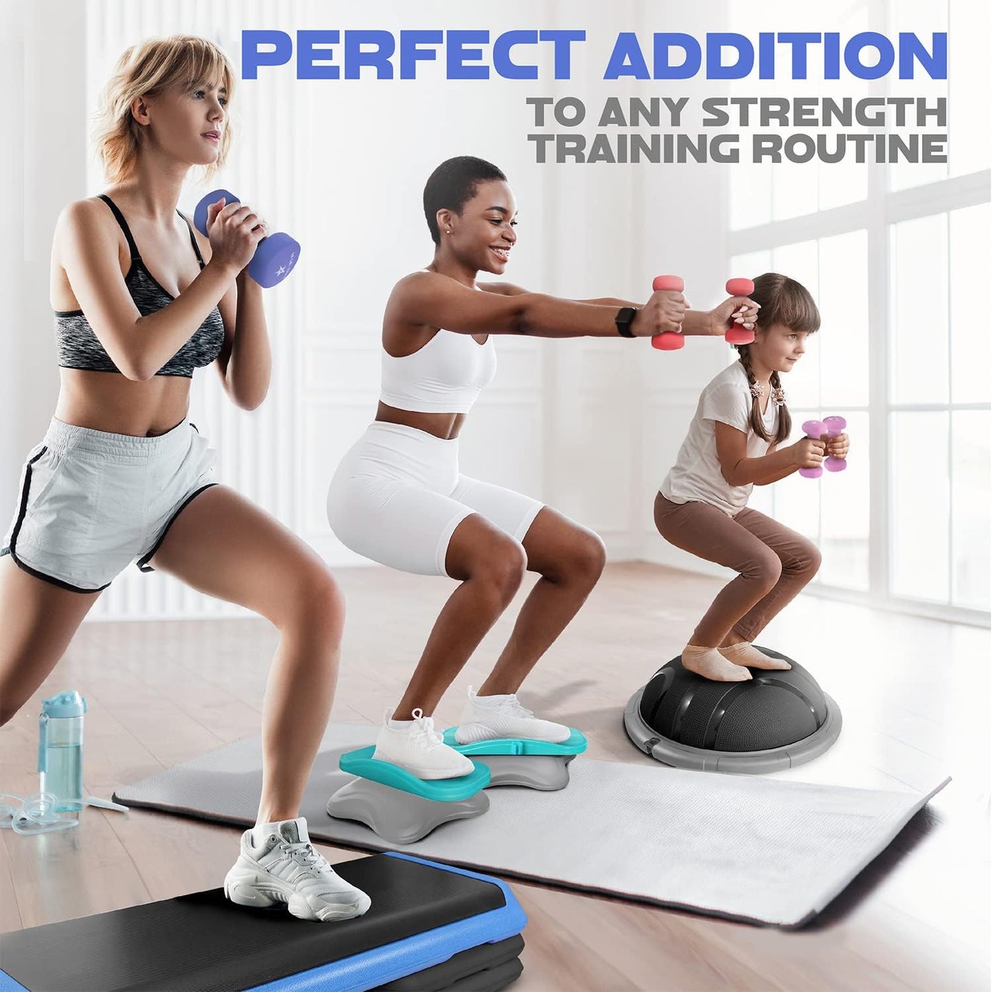 Neoprene Coated Dumbbell Hand Weight Sets of 2 - Multiple Weight Options with 15 Colors, Anti-roll, Anti-Slip, Hexagon Shape