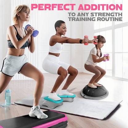 Neoprene Coated Dumbbell Hand Weight Sets of 2 - Multiple Weight Options with 15 Colors, Anti-roll, Anti-Slip, Hexagon Shape