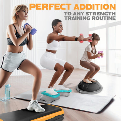 Neoprene Coated Dumbbell Hand Weight Sets of 2 - Multiple Weight Options with 15 Colors, Anti-roll, Anti-Slip, Hexagon Shape