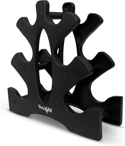 Neoprene Coated Dumbbell Hand Weight Sets of 2 - Multiple Weight Options with 15 Colors, Anti-roll, Anti-Slip, Hexagon Shape