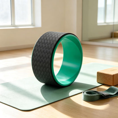 10 Inch Premium Yoga Wheel, Durable Exercise Roller for Stretching, Relieving Soreness and Boosting Overall Flexibility
