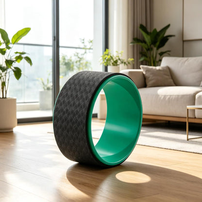 10 Inch Premium Yoga Wheel, Durable Exercise Roller for Stretching, Relieving Soreness and Boosting Overall Flexibility