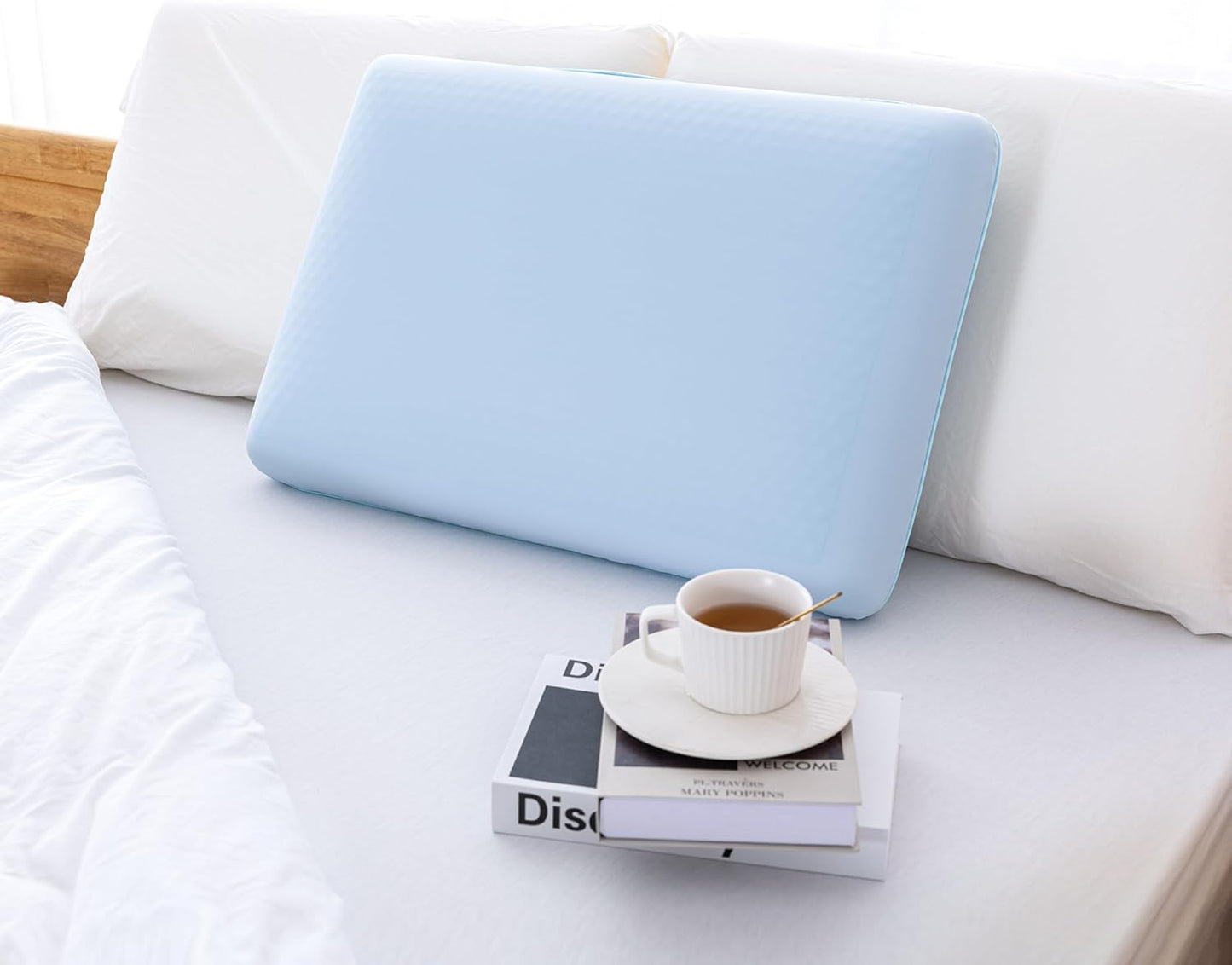 Cooling Gel Memory Foam Pillow, Reversible Design, Neck Support