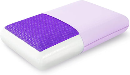Cooling Gel Memory Foam Pillow, Reversible Design, Neck Support
