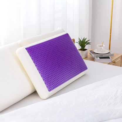 Cooling Gel Memory Foam Pillow, Reversible Design, Neck Support