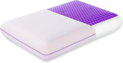 Cooling Gel Memory Foam Pillow, Reversible Design, Neck Support