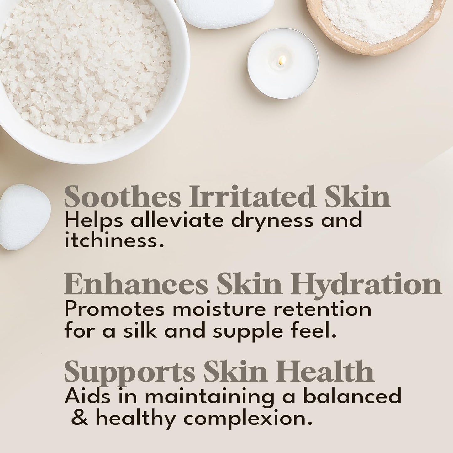 Amazing Minerals Dead Sea Bath Salts,100% Full Mineral Therapeutic Bath Salts, Detoxifying & Moisturizing, Exfoliating for Dry Skin, Unscented(5 lbs)