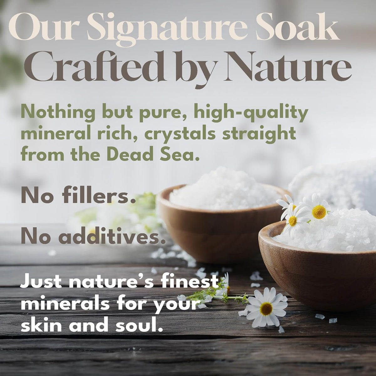 Amazing Minerals Dead Sea Bath Salts,100% Full Mineral Therapeutic Bath Salts, Detoxifying & Moisturizing, Exfoliating for Dry Skin, Unscented(5 lbs)