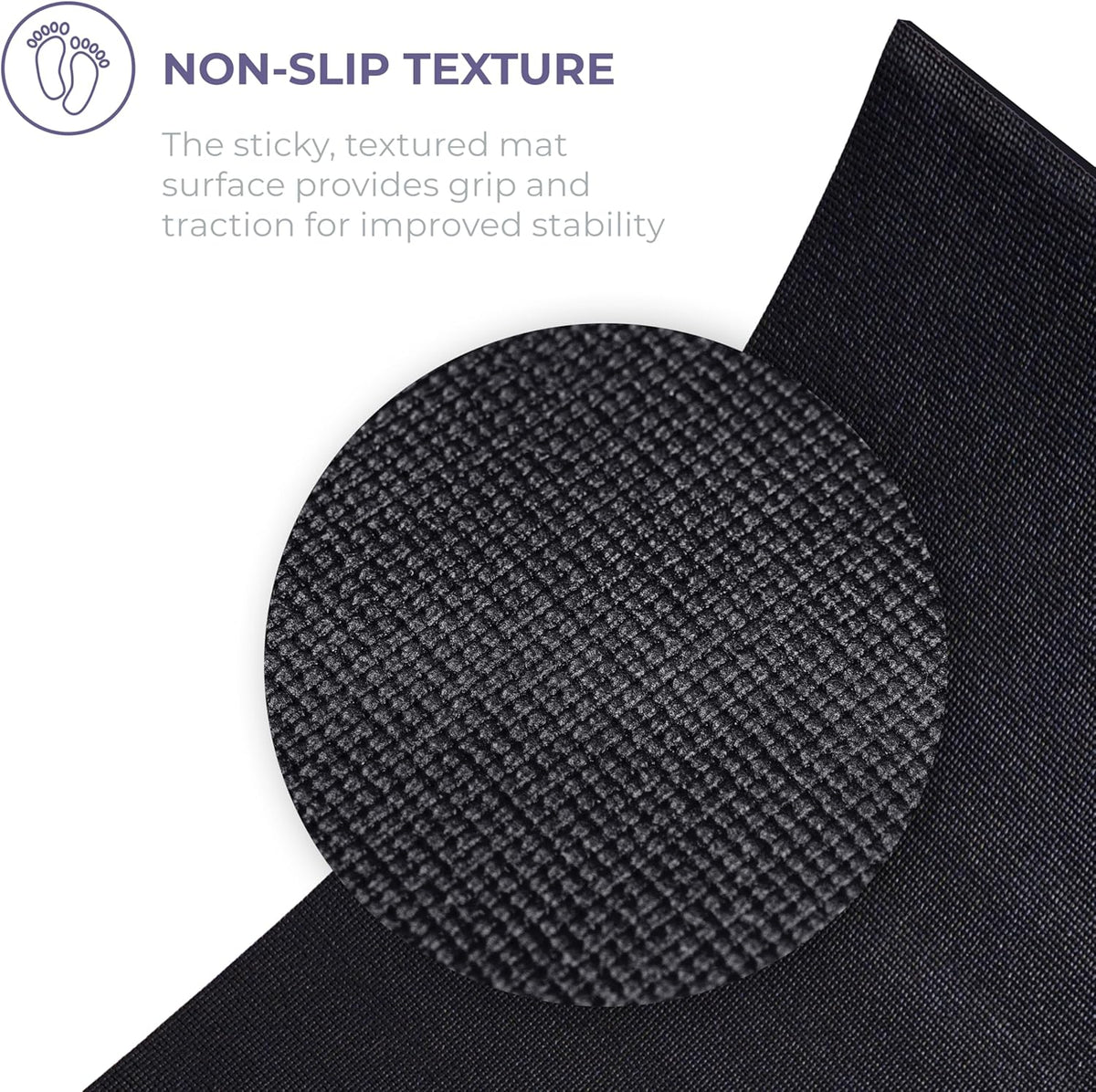 Ascend 6mm Thick Yoga Mat, 72x24in | Premium Non Slip Exercise Mat for Pilates, Workout, Stretching, Fitness, Training - Gym Mat for Home and Studio