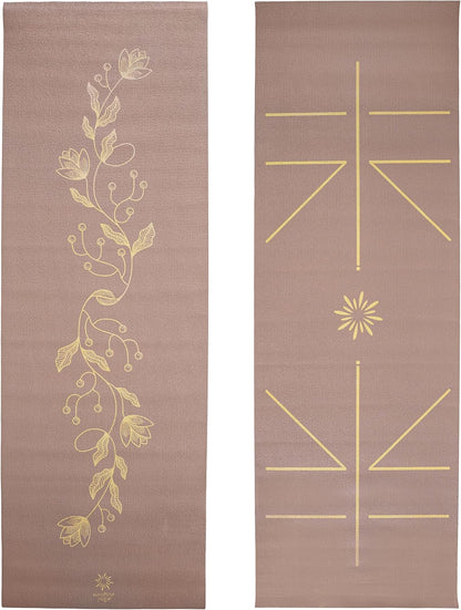 Ascend 6mm Thick Yoga Mat, 72x24in | Premium Non Slip Exercise Mat for Pilates, Workout, Stretching, Fitness, Training - Gym Mat for Home and Studio