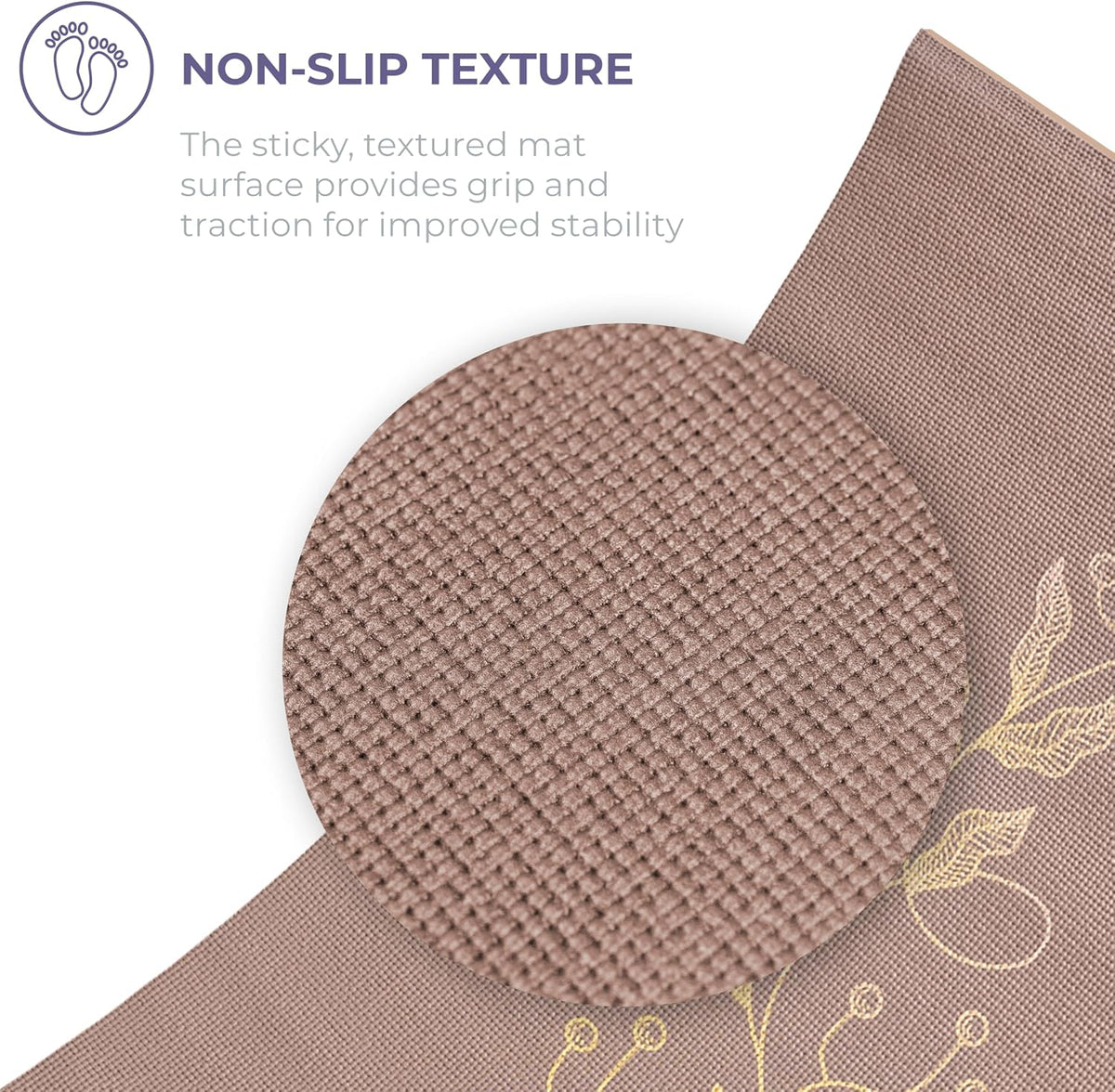 Ascend 6mm Thick Yoga Mat, 72x24in | Premium Non Slip Exercise Mat for Pilates, Workout, Stretching, Fitness, Training - Gym Mat for Home and Studio