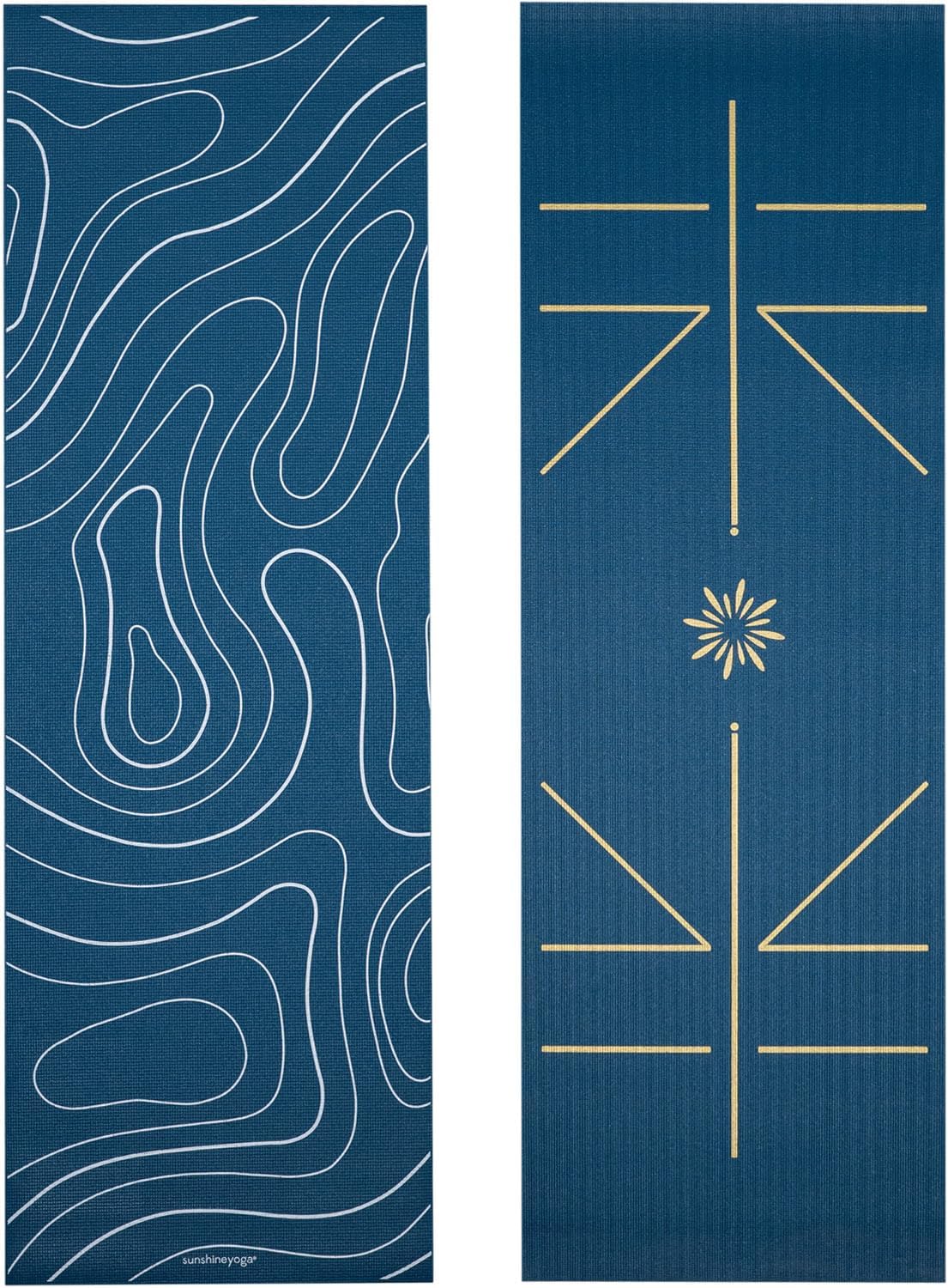 Ascend 6mm Thick Yoga Mat, 72x24in | Premium Non Slip Exercise Mat for Pilates, Workout, Stretching, Fitness, Training - Gym Mat for Home and Studio