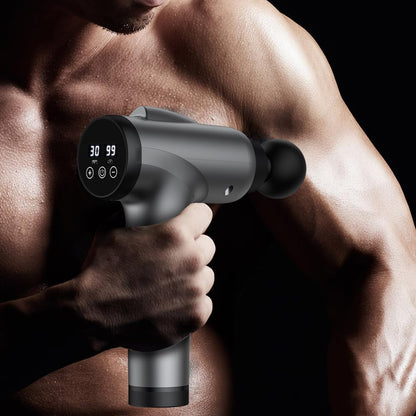 Deep Tissue 30 Speeds 9 Attachments Handheld (Black)