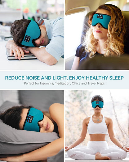Bluetooth 5.4 Sleep Headphones Sleeping Eye Mask Earbuds Headband