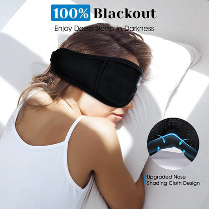Bluetooth 5.4 Sleep Headphones Sleeping Eye Mask Earbuds Headband