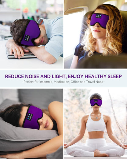 Bluetooth 5.4 Sleep Headphones Sleeping Eye Mask Earbuds Headband