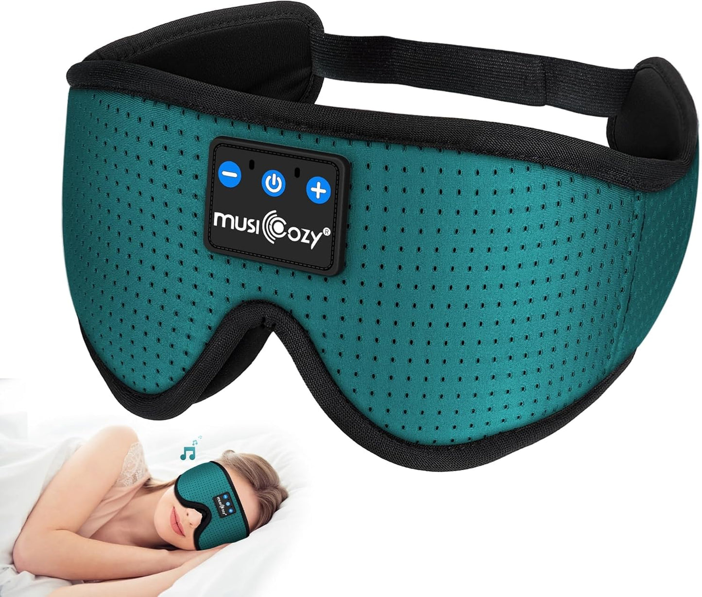 Bluetooth 5.4 Sleep Headphones Sleeping Eye Mask Earbuds Headband