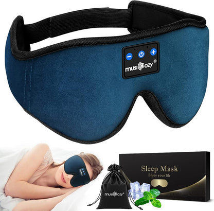 Bluetooth 5.4 Sleep Headphones Sleeping Eye Mask Earbuds Headband