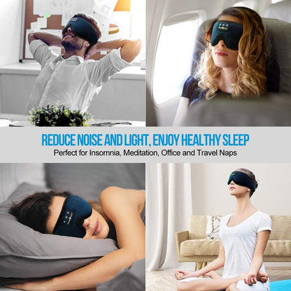 Bluetooth 5.4 Sleep Headphones Sleeping Eye Mask Earbuds Headband