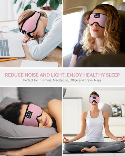 Bluetooth 5.4 Sleep Headphones Sleeping Eye Mask Earbuds Headband