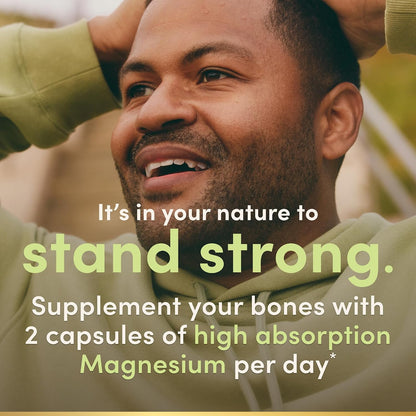 High Absorption Magnesium Glycinate 240 mg for Supporting Muscle Relaxation and Bone, Heart & Nerve Health – Non-GMO, Gluten-Free, Vegetarian, 120 Count/60 Servings