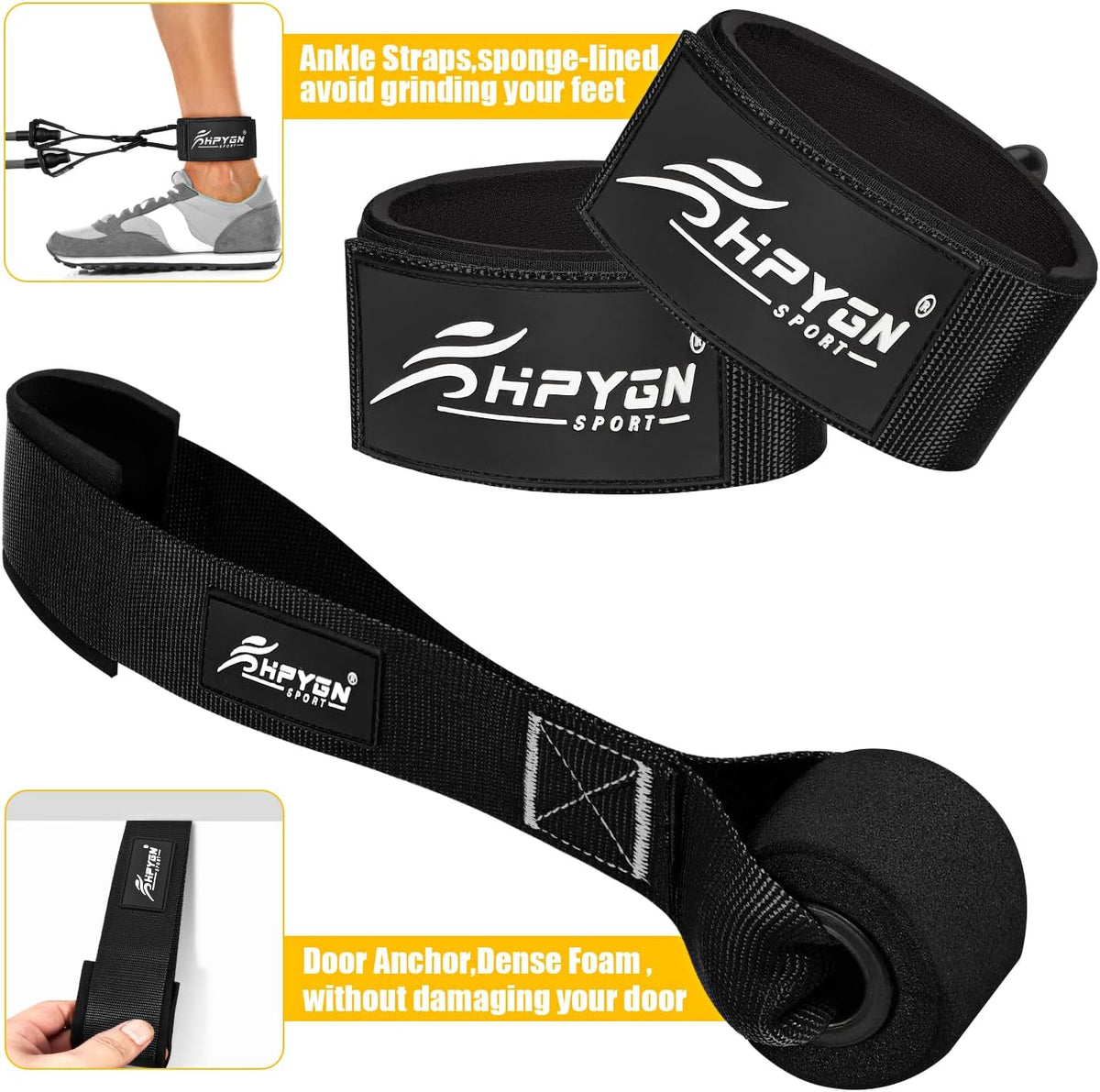Heavy Resistance Bands, 300LBS Exercise Bands for Working Out, Fitness Bands with Handles, Workout Bands for Men, Weight Bands Set for Muscle Training, Strength, Slim, Yoga, Home Gym Equipment