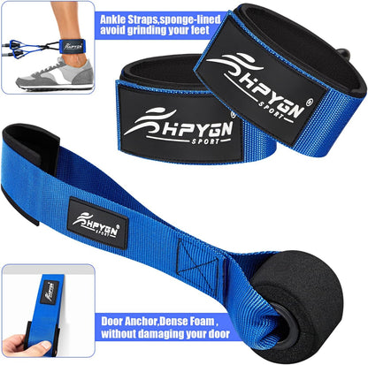 Heavy Resistance Bands, 300LBS Exercise Bands for Working Out, Fitness Bands with Handles, Workout Bands for Men, Weight Bands Set for Muscle Training, Strength, Slim, Yoga, Home Gym Equipment