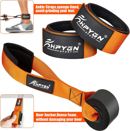 Heavy Resistance Bands, 300LBS Exercise Bands for Working Out, Fitness Bands with Handles, Workout Bands for Men, Weight Bands Set for Muscle Training, Strength, Slim, Yoga, Home Gym Equipment