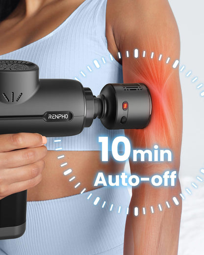 Massage Gun Head with Heat and Cool | For Model RP-GM171-N1, R-WMG08, Percussion Muscle Massager Attachment, Portable, Rechargeable, Handheld Accessory
