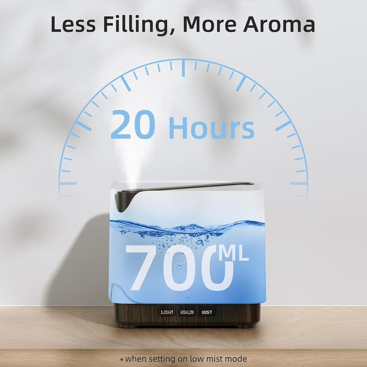 Essential Oil Diffuser for Home Large 700 ml Humidifier