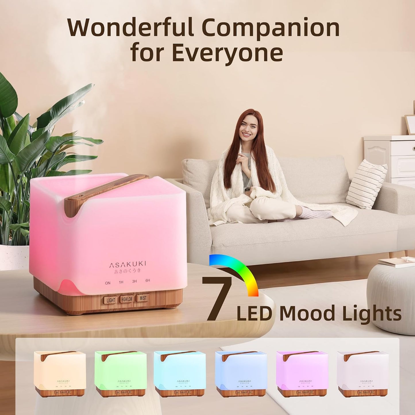 Essential Oil Diffuser for Home Large 700 ml Humidifier
