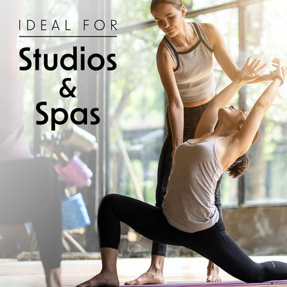 Studio Empower Yoga Mat Cleaner Wipes 25ct Zip Pack, Ultra Thick and Textured, Lemongrass Eucalyptus Scent, Natural Choice for Yoga, Pilates, or Any Movement Practice