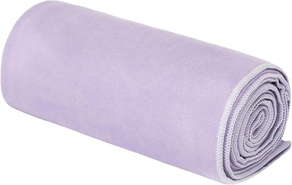 Shandali GoSweat Non-Slip Hot Yoga Towel with Super-Absorbent Soft Suede Microfiber in Many Colors, for Bikram Pilates and Yoga Mats.