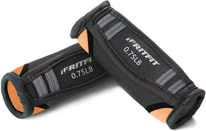 RitFit Soft Hand Weights Set - 0.5/0.75/1/1.5/2 LBS (1 Pair) Walking Dumbbell for Women & Men with Reflective Straps - Jogging, Running, Physical Therapy, Aerobics - Pink Orange Blue Grey Black
