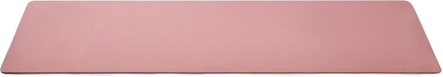 1/4 Inch Thick TPE Exercise Yoga Mat with Carrying Strap