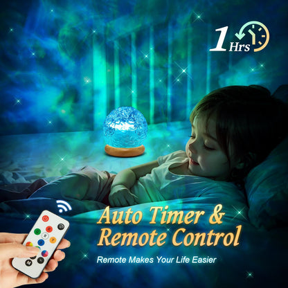 Ambient Lighting, 216 Modes Mood Lighting, 3-in-1 Sunset Lamp & Ocean Lamp & Northern Lights Projector with Remote,Led Lights for Bedroom, Room Lights for Bedroom Decor, Girl Gift