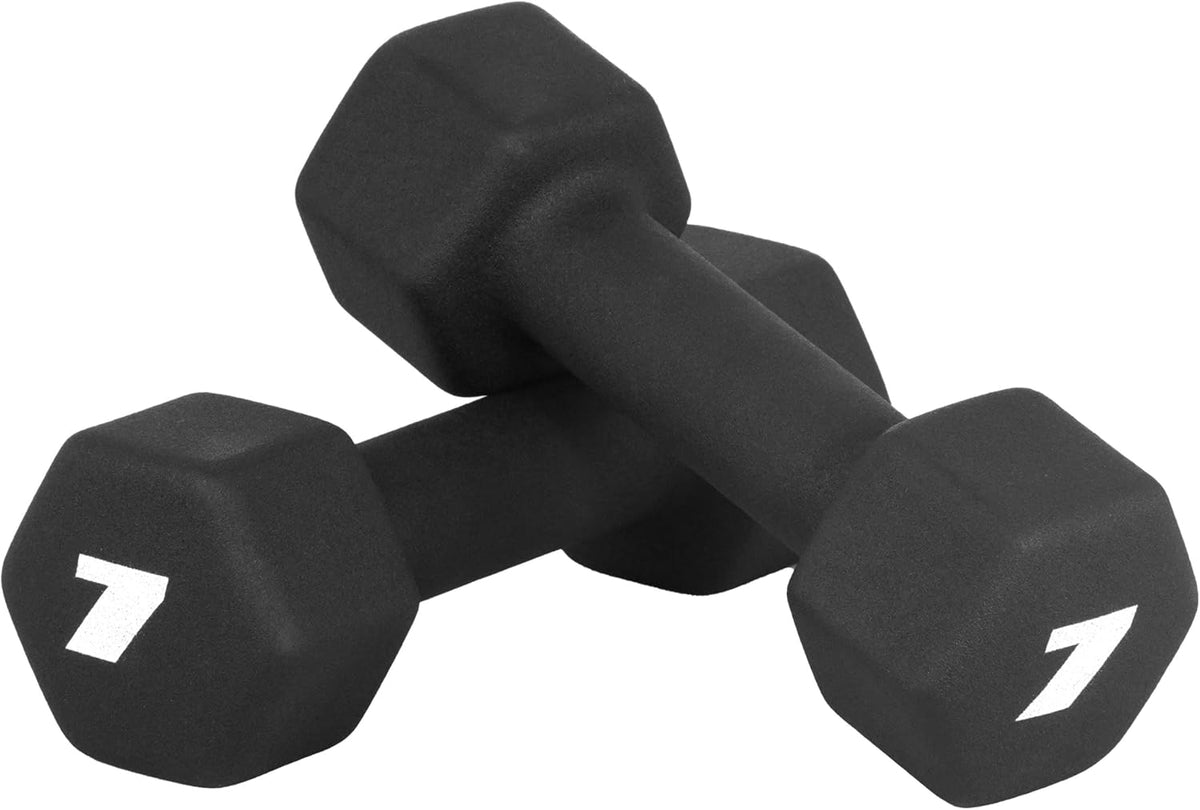 Barbell Neoprene Dumbbell Weights Pairs & Sets | Black