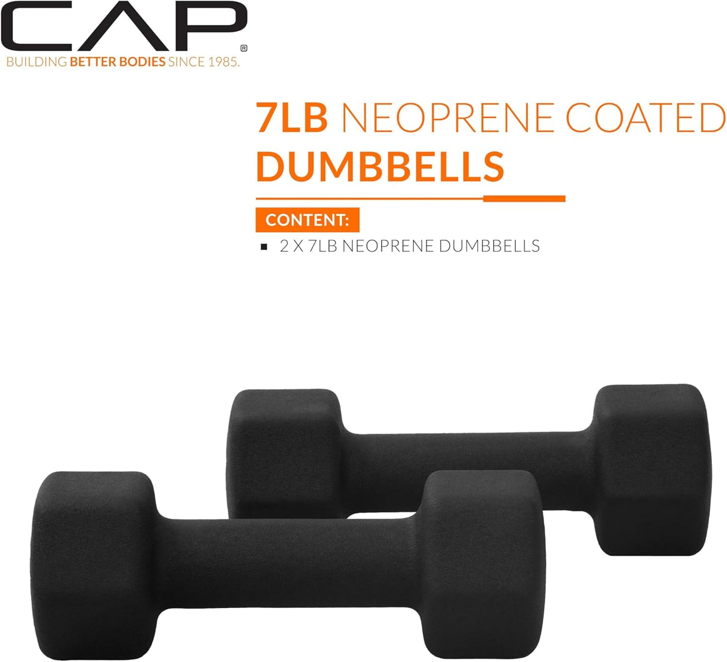 Barbell Neoprene Dumbbell Weights Pairs & Sets | Black