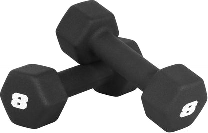 Barbell Neoprene Dumbbell Weights Pairs & Sets | Black