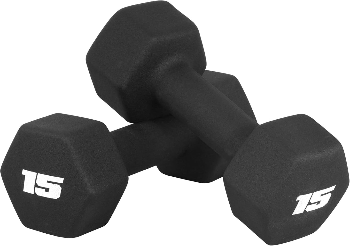 Barbell Neoprene Dumbbell Weights Pairs & Sets | Black