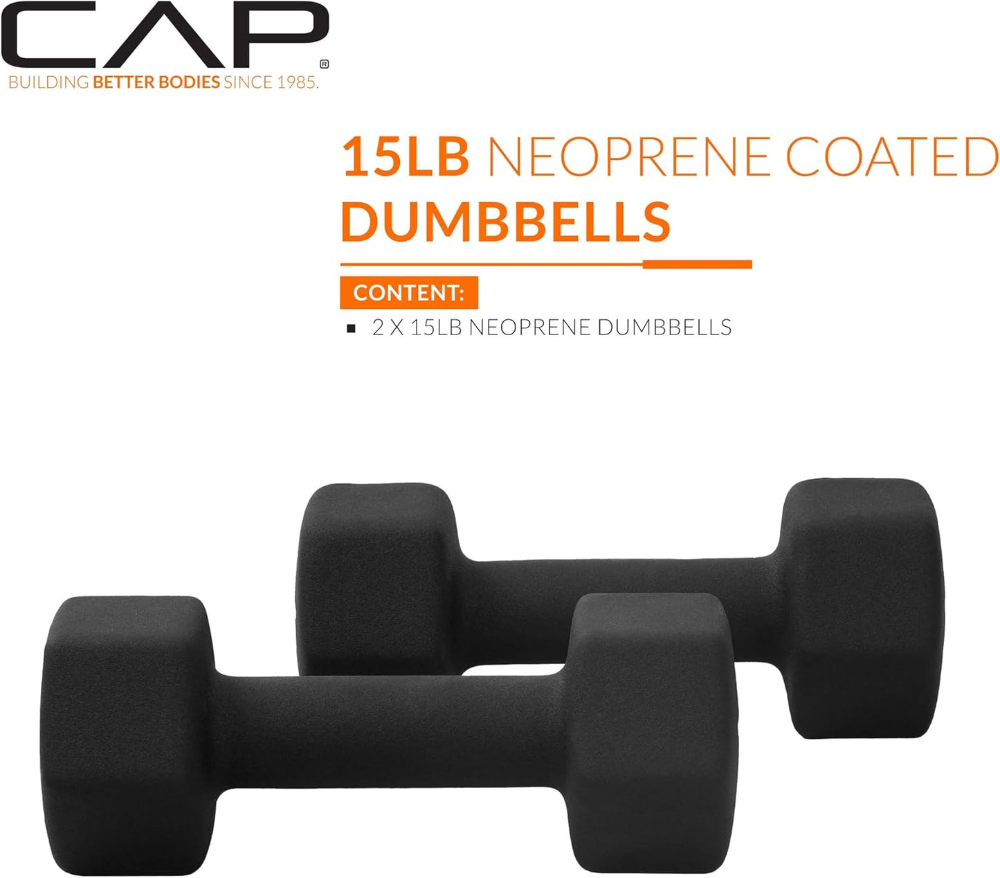 Barbell Neoprene Dumbbell Weights Pairs & Sets | Black